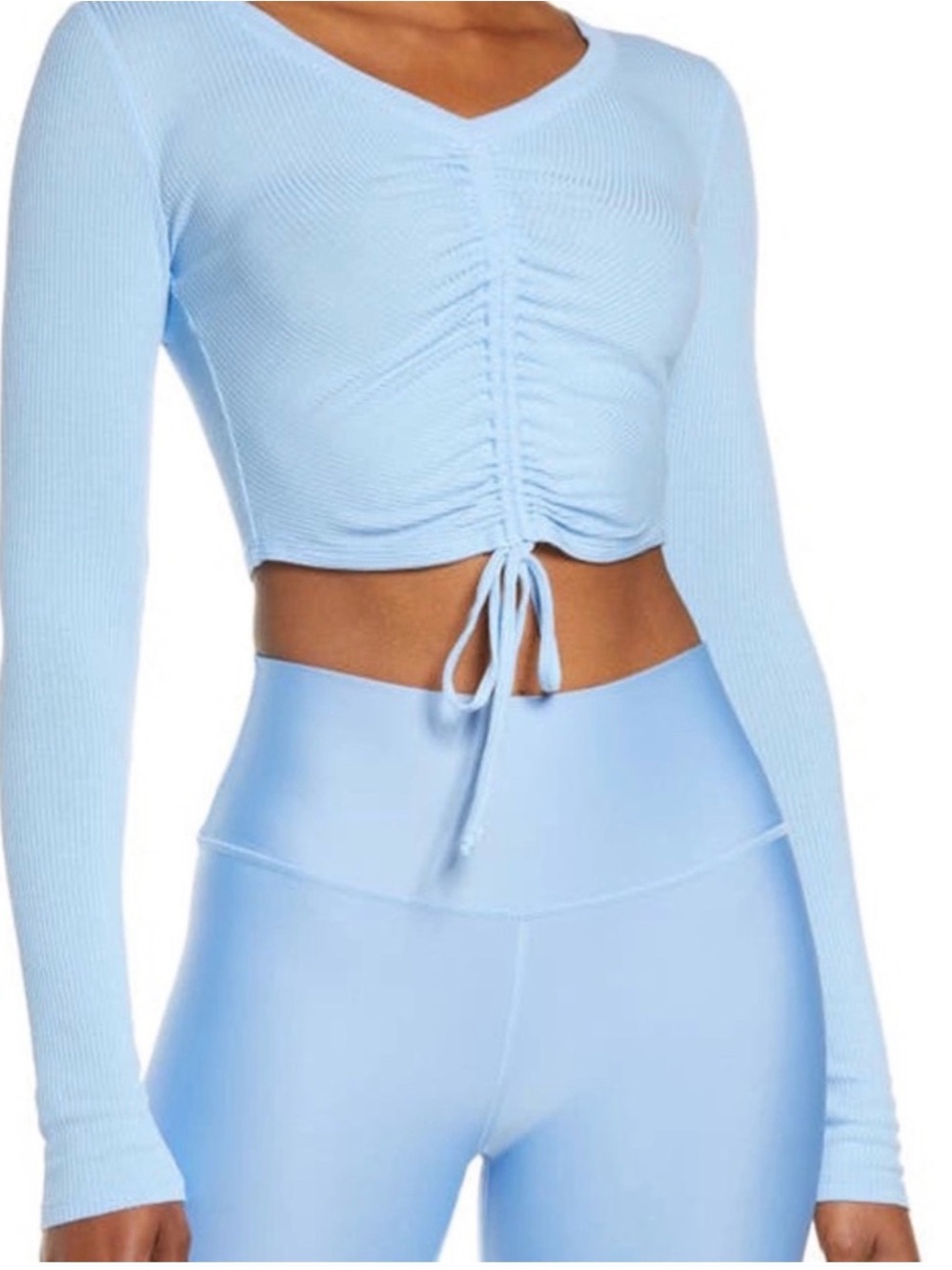 Alo Yoga Ribbed Crop Top